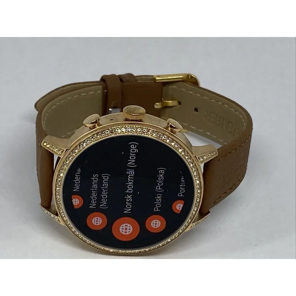 Fossil Gen 4 Authentic Digital Dial Smart Watch Custom Band FTW6011 CO254